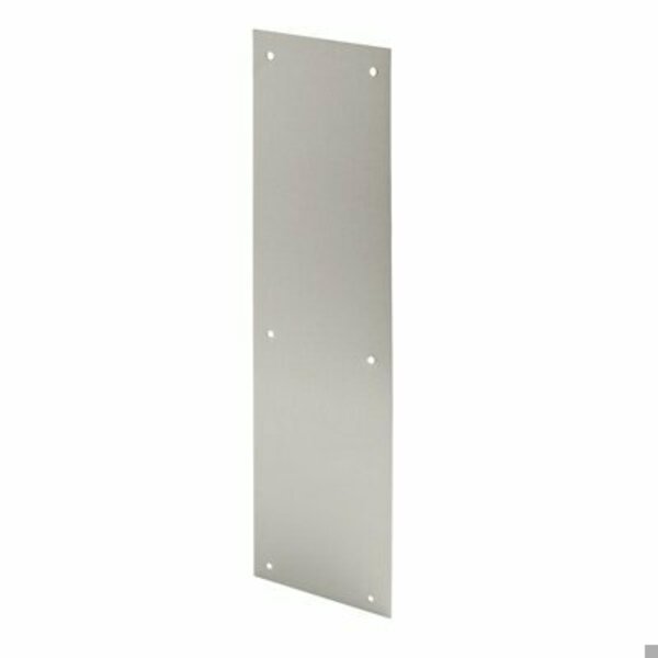 Prime-Line Door Push Plate, 4 in. x 16 in., Stainless J 4626